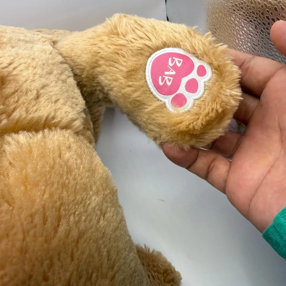 ✨3/$30 Build A Bear 2015 16” Brown / Pink Bunny Rabbit Plush Stuffed Animal Toy - Picture 4 of 6